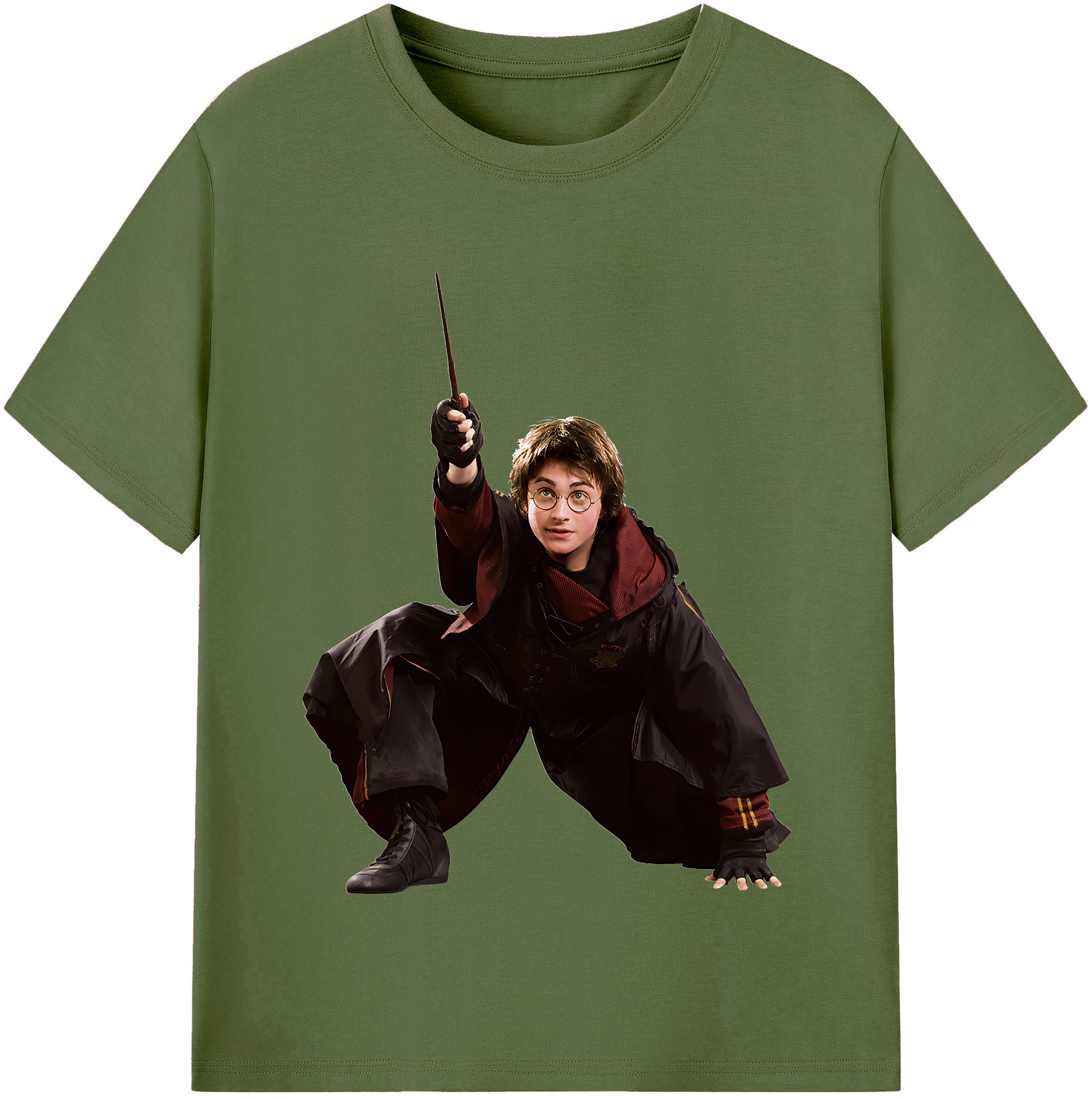 （画像用） Harry Potter ハリー・ポッターシリーズ 綿100％半袖Tシャツ（フロントプリント）